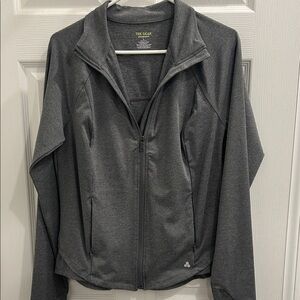 Tek Gear Charcoal Zip-Up Jacket